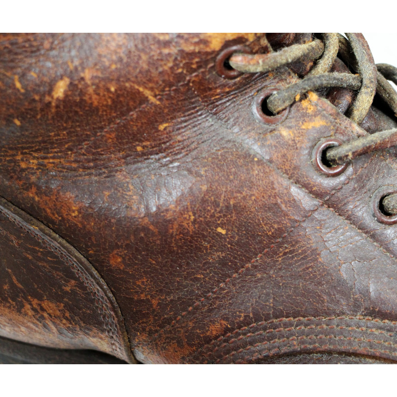 Bottes de saut, US Army, INTERNATIONAL SHOE COMPANY, 1943, pointure 6 ½ C