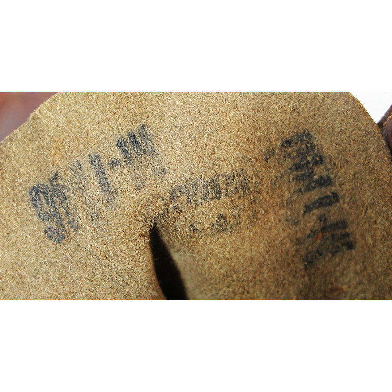 Bottes de saut, US Army, INTERNATIONAL SHOE COMPANY, 1943, pointure 6 ½ C