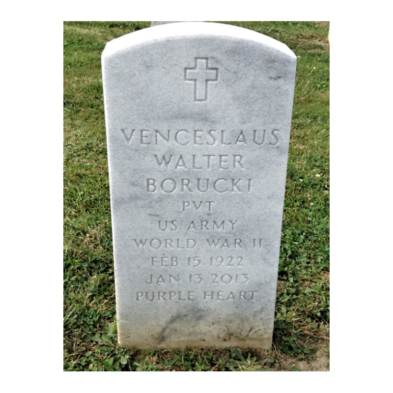 Grouping, Pvt. Venceslaus Borucki, Co. B, 307th Airborne Eng. Bn., 82nd Airborne Division, Jour J, WIA & POW
