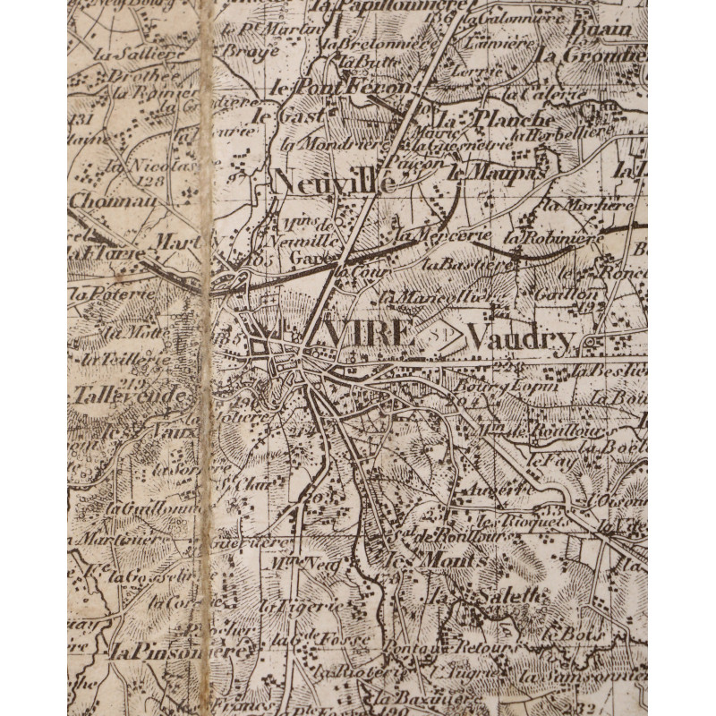 Map, German, Coutances, 1941, Annotated, Grenadier-Regiment 957, 363. Infanterie-Division, Falaise Gap