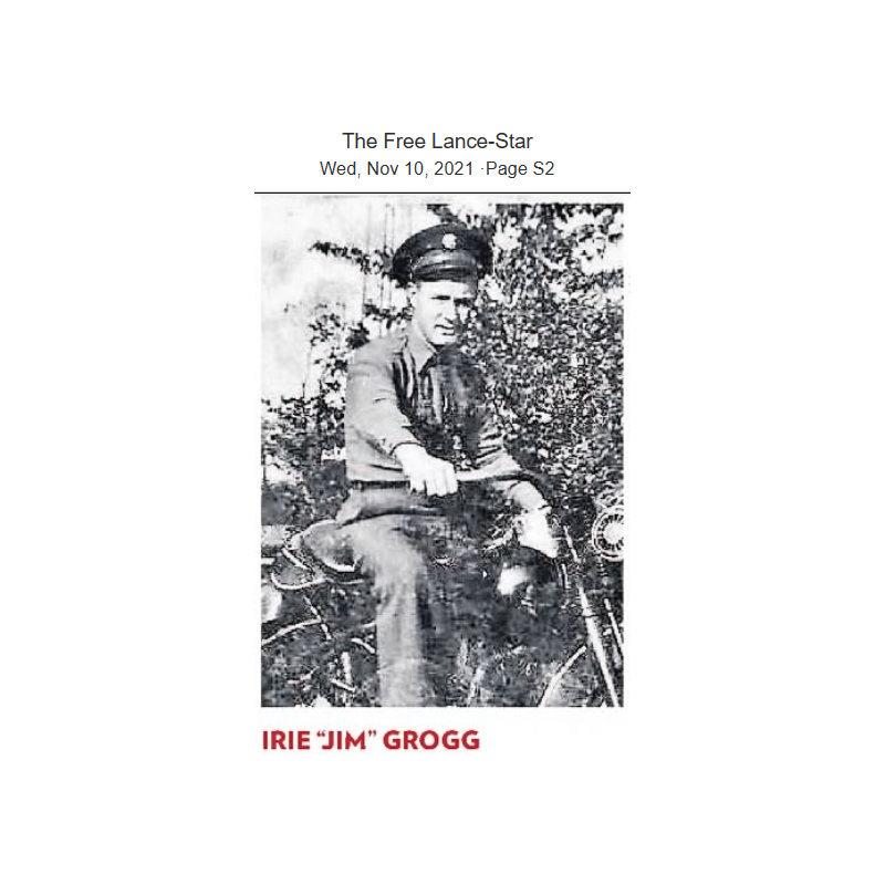 Grouping, Sgt. Irie Grogg, Co. F, 307th Inf. Regt., 77th Infantry Division, WIA, Okinawa, 1945