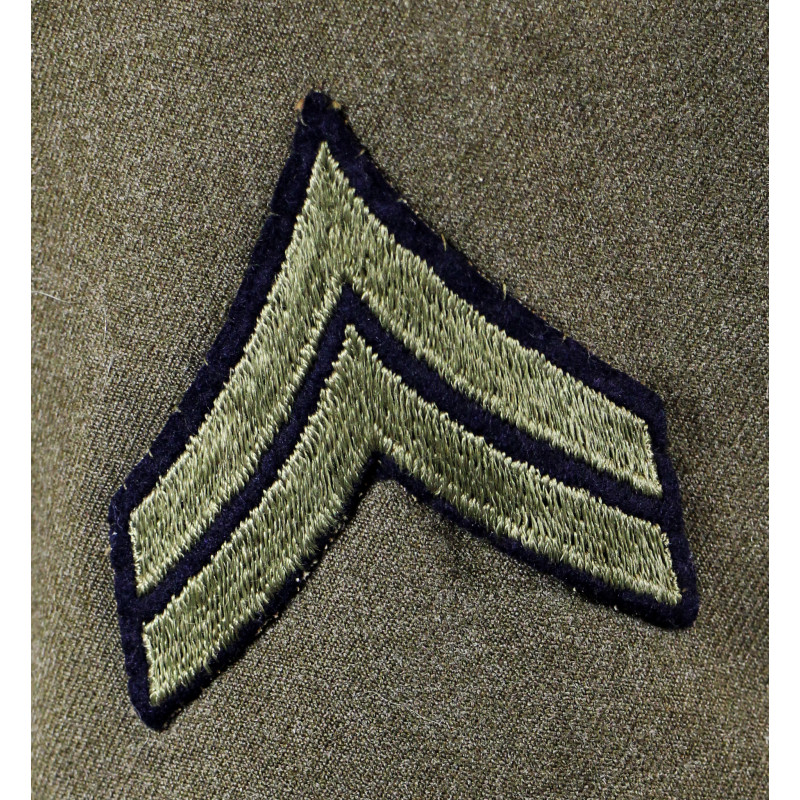 Blouson Ike, Cpl. Clarence Rutkowsky, Co. B, 112th Inf. Regt., 28th Infantry Division, ETO