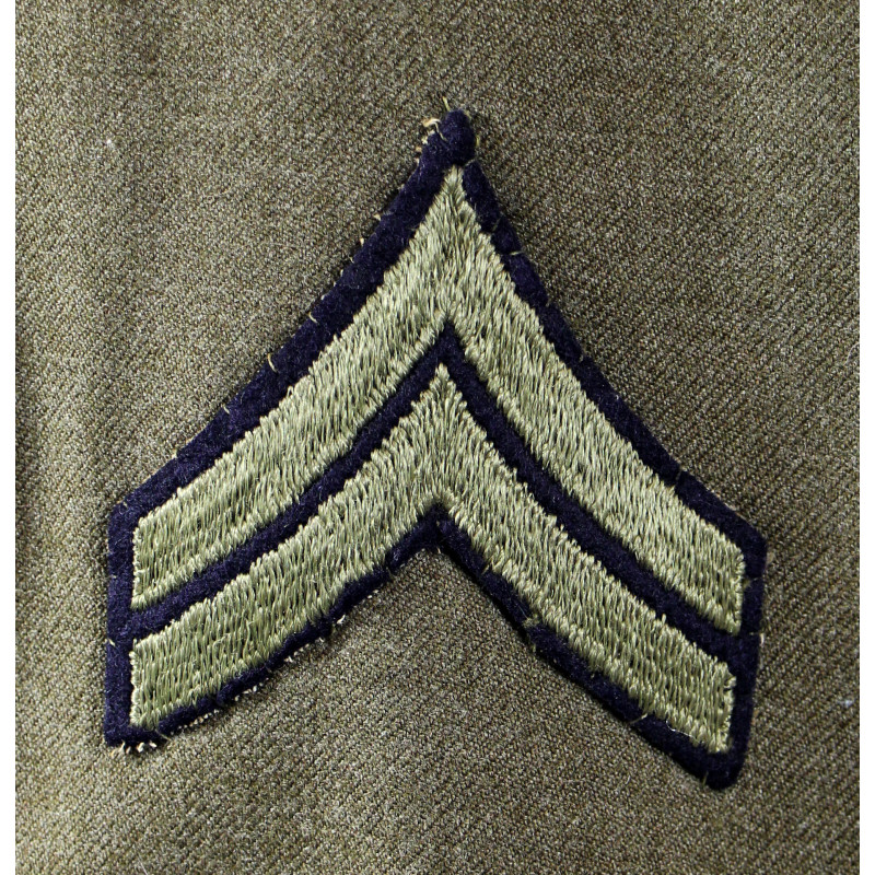 Blouson Ike, Cpl. Clarence Rutkowsky, Co. B, 112th Inf. Regt., 28th Infantry Division, ETO
