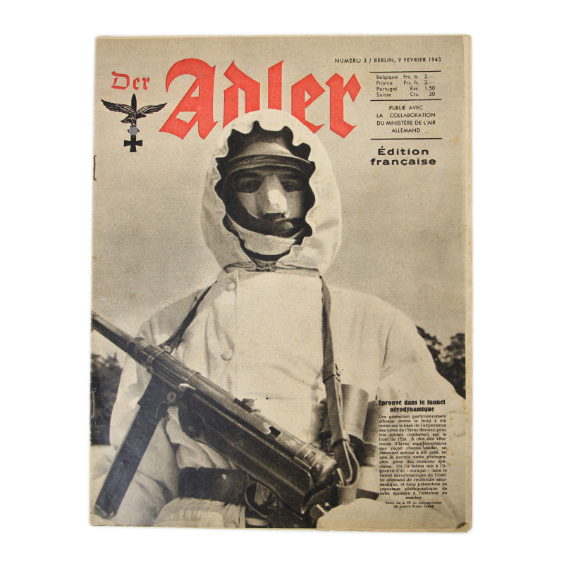 Magazine, Der Adler, 9 février 1943, édition française