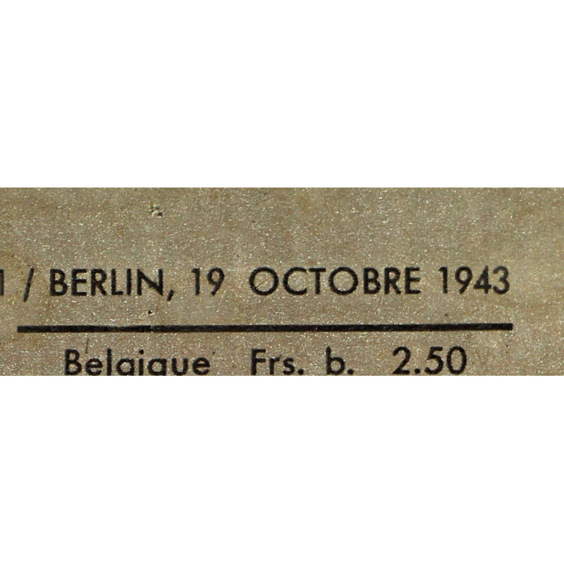 Magazine, Der Adler, 19 octobre 1943, édition française