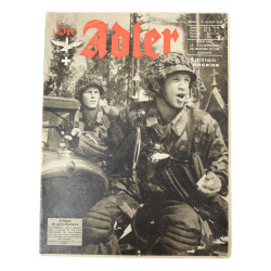 Magazine, Der Adler, 13 juillet 1943, Fallschirmjäger, édition française
