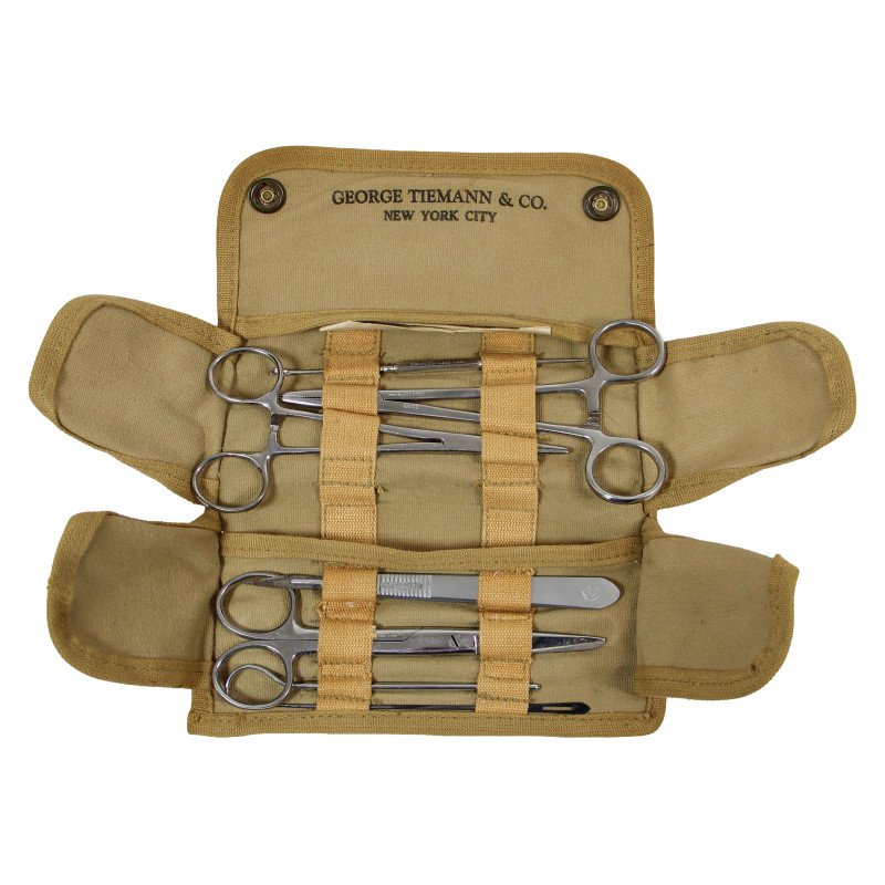 Trousse d'instruments, US Navy Medical Department, Corpsman, complète
