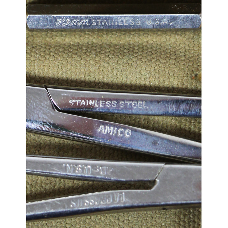 Trousse d'instruments, US Navy Medical Department, Corpsman, complète
