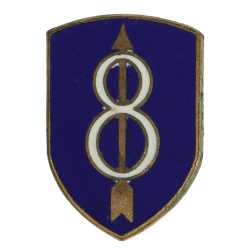 Crest, DUI, 8th Infantry Division, PB