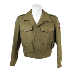 Blouse, Battledress, 1940 Pattern, Size 9, 1943, Lieutenant, Parachute Regiment