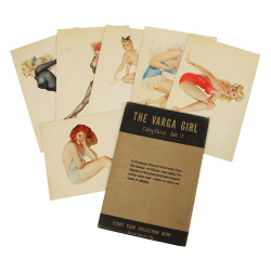 Postcards, Pin-Up Girls, Esquire, Alberto Vargas, Esky-Card, Set No. 7, 1943