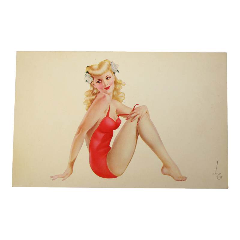 Postcards, Pin-Up Girls, Esquire, Alberto Vargas, Esky-Card, Set No. 7, 1943