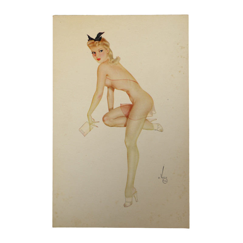 Cartes postales, Pin up, Esquire, Alberto Vargas, Esky-Card, Set No. 7, 1943