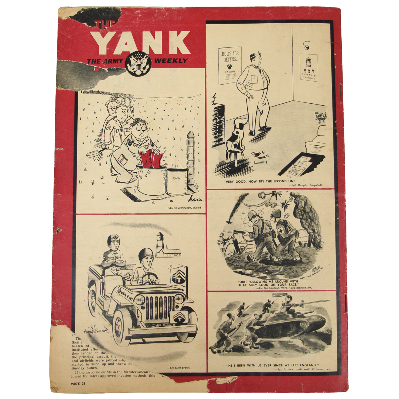 Magazine YANK, British Edition, 8 août 1943