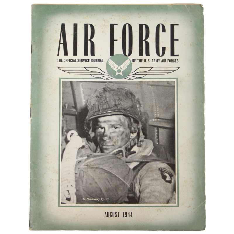 Magazine, AIR FORCE, August 1944, Cpl. Robert Noody, 506th PIR, 101st Airborne Division