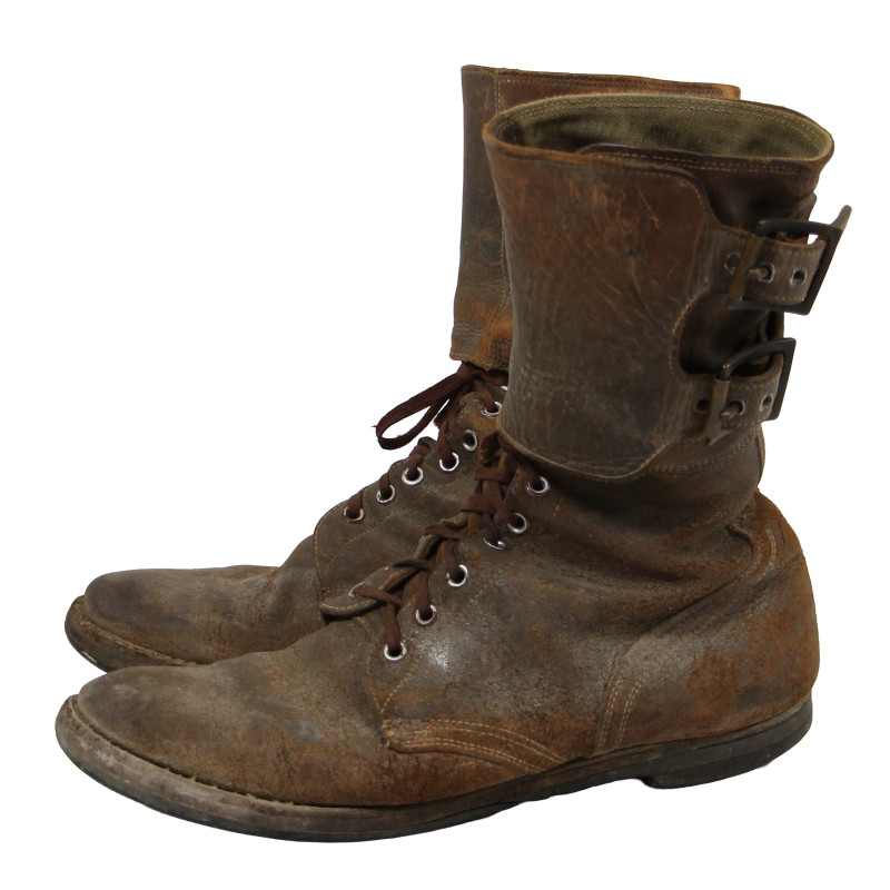 Brodequins à jambières (buckle boots), pointure 9 ½ E