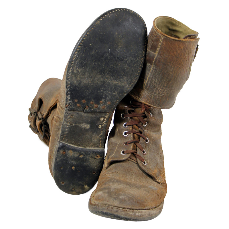 Brodequins à jambières (buckle boots), pointure 9 ½ E