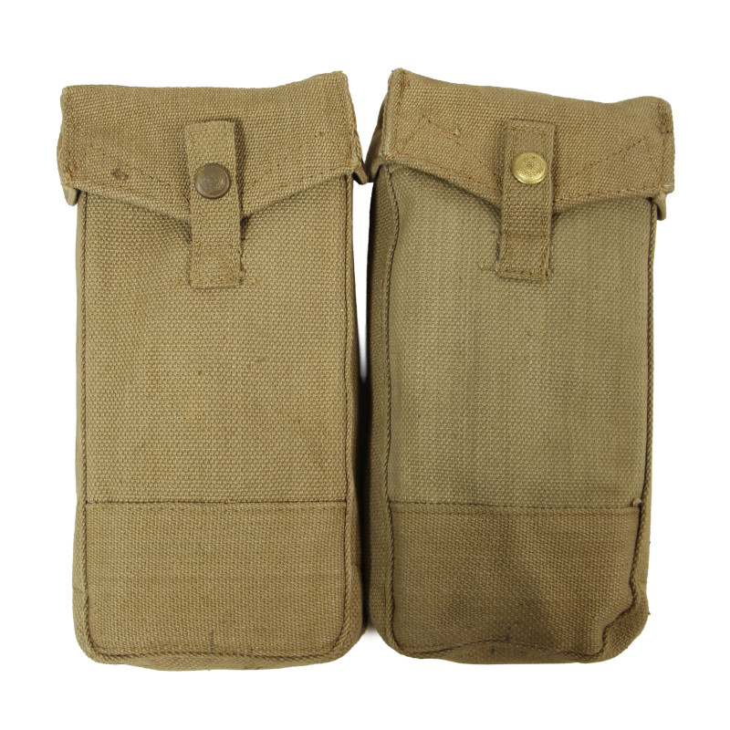 Paire de cartouchières britanniques, Pouches, Mk III, M.E. Co. 1943-1944 /I\