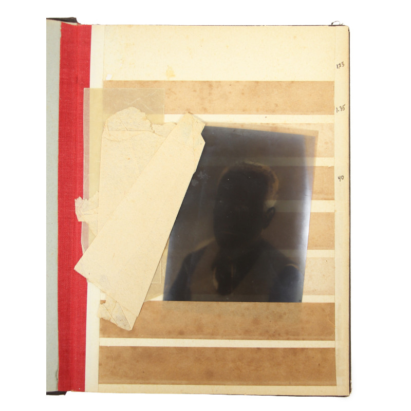 Album, négatifs photographiques, 1st Lt. Lawrence Carty, 8th TCS, 62nd TCG, 12th Air Force, USAAF, Italie, 1944