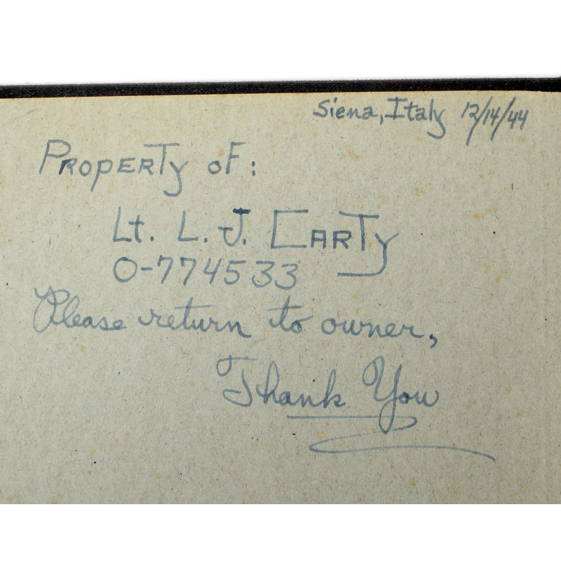 Album, Photographic Negatives, 1st Lt. Lawrence Carty, 8th TCS, 62nd TCG, 12th Air Force, USAAF, Italy, 1944