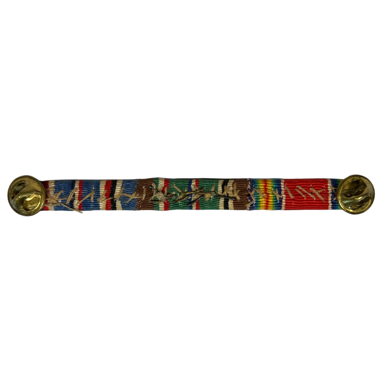 Ribbon Bar, American Campaign Medal, European-African-Middle Eastern Campaign Medal, WWII Victory Medal