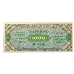 Billet de solde, 1000 Mark (monnaie d'invasion), 1944