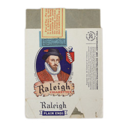 Paquet de cigarettes, Raleigh, For US Armed Forces Overseas, vide