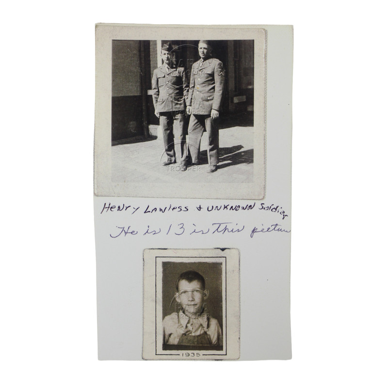 Grouping, Pfc. Henry Lawless, Co. C, 47th Tank Bn., 14th Armored Division, KIA, ETO