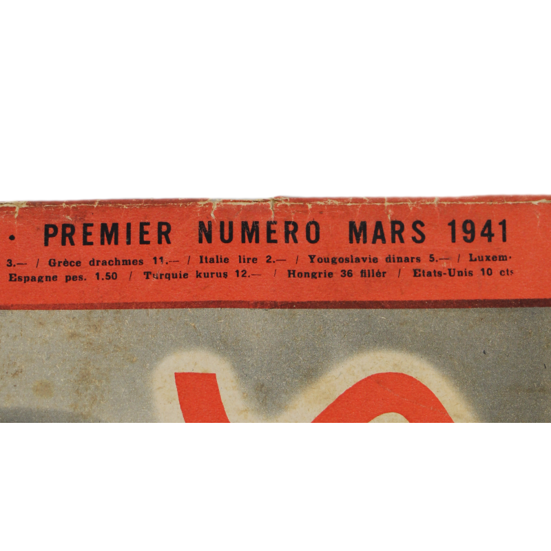 Magazine, Signal, First Issue of March 1941, Fallschirmjäger, Max Schmeling, French Edition