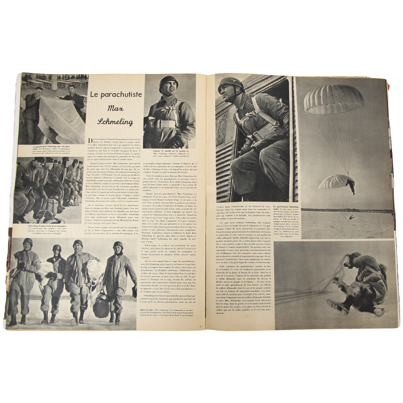 Magazine, Signal, First Issue of March 1941, Fallschirmjäger, Max Schmeling, French Edition