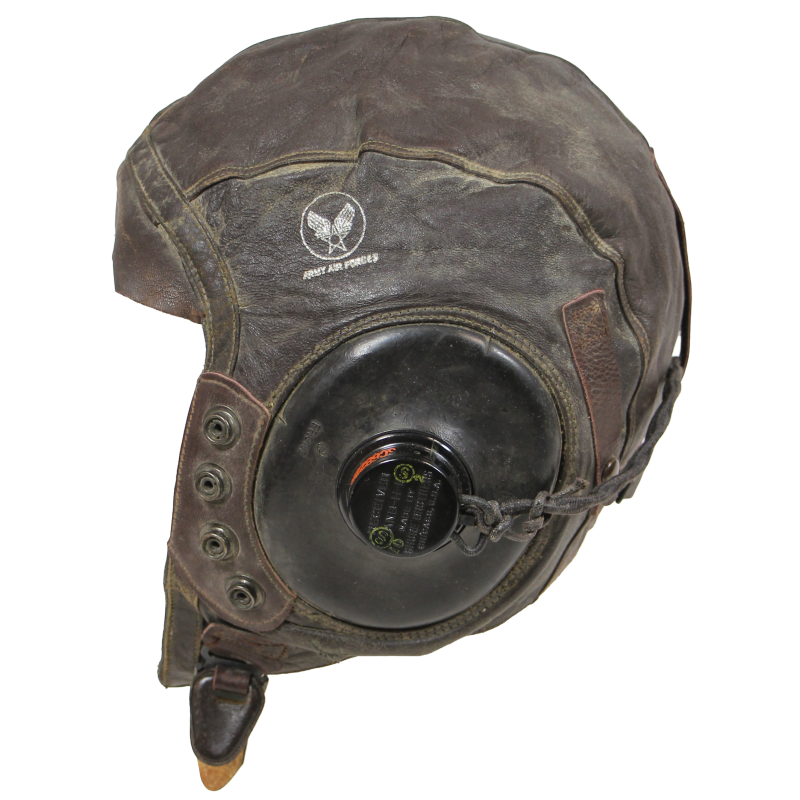 Bonnet de vol, Type A-11, Medium, avec écouteurs ANB-H-1, USAAF