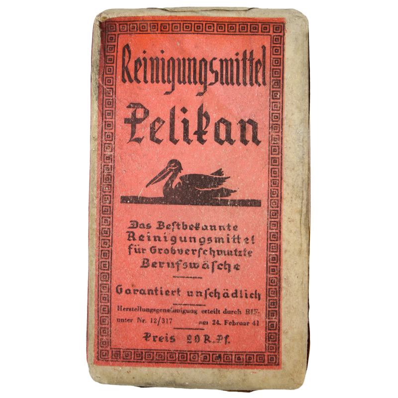 Paquet de lessive allemande, Pelikan, 1941, intact