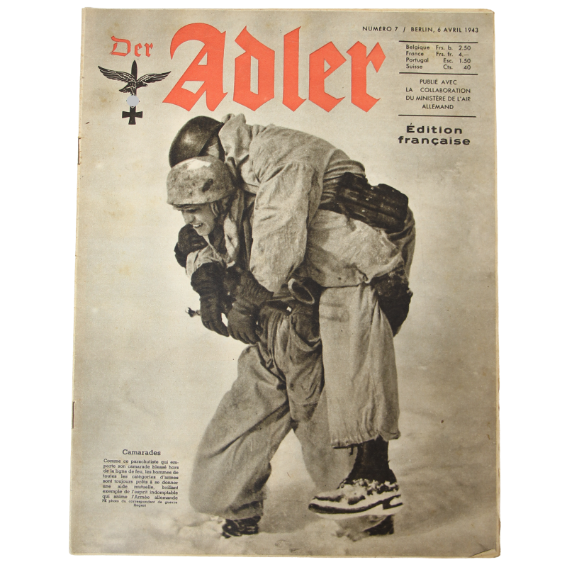 Magazine, Der Adler, 6 avril 1943, édition française