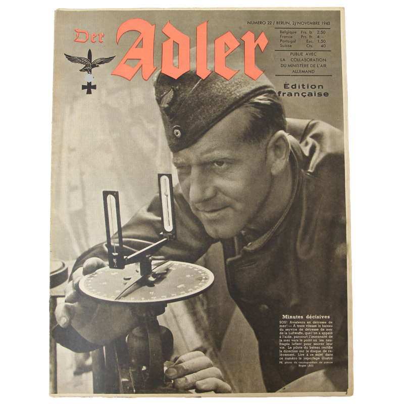 Magazine, Der Adler, 2 novembre 1943, édition française