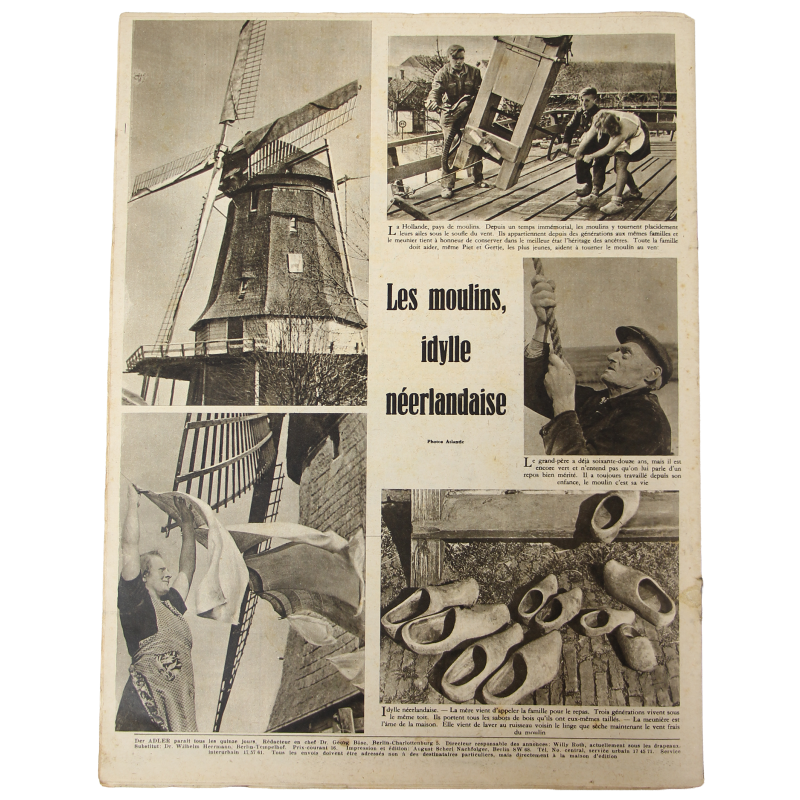 Magazine, Der Adler, November 2, 1943, French Edition