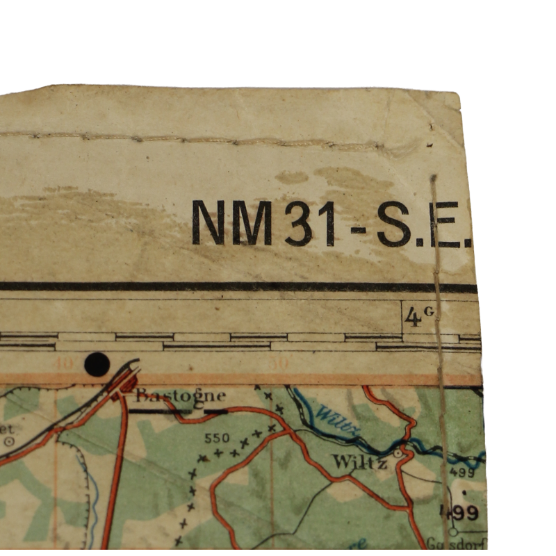 Chart, Navigation, Luftwaffe, PARIS-REIMS-TOURS-DIJON, 1:500,000, Laminated