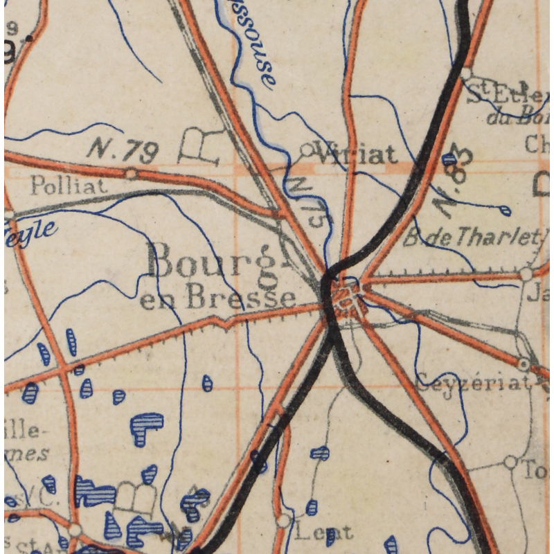 Carte aéronautique, Luftwaffe, PARIS-REIMS-TOURS-DIJON, 1/500 000, plastifiée