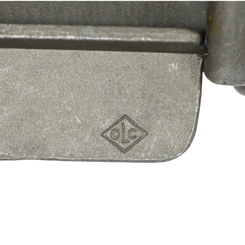 Passant de ceinturon allemand, aluminium, à boucle, "oLc"