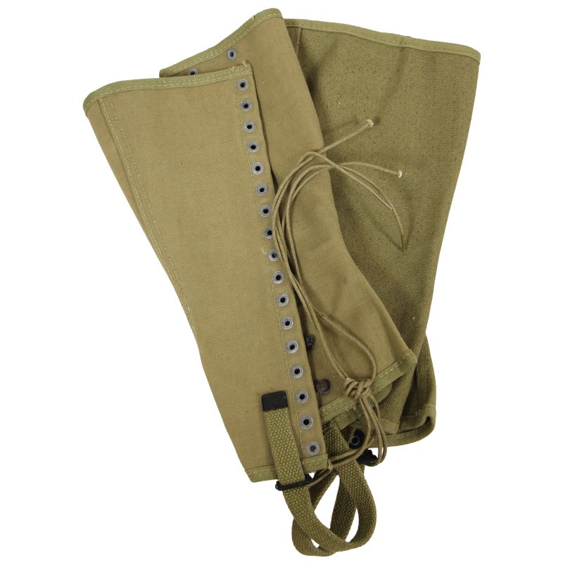 Guêtres en toile, US Army, 3R, FRASER PRODUCTS CO. 1942