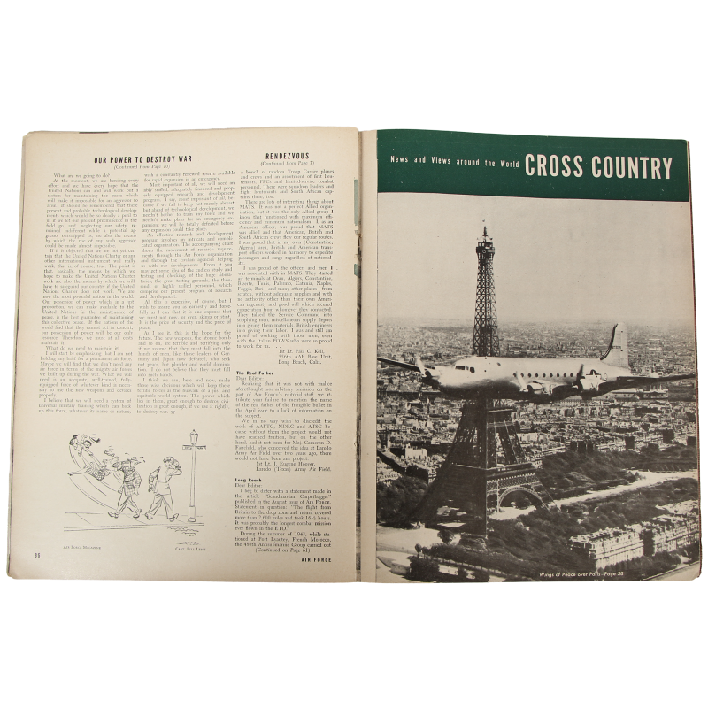 Magazine, AIR FORCE, octobre 1945