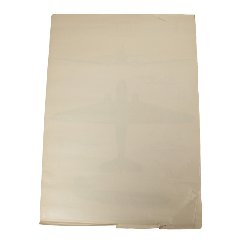 Poster, Identification, C-47 Skytrain, USAAF, 1942