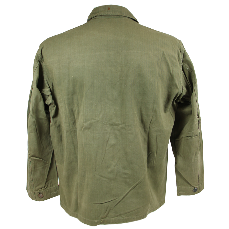 Jacket, Herringbone Twill, US Army, CC2-Impregnated, Pfc. Louis Seifert, Co. K, 116th Inf. Regt., 29th Infantry Division, ETO