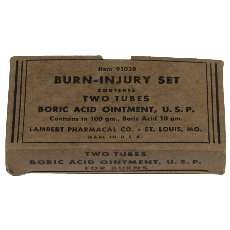 Pommade, traitement des brûlures, LAMBERT PHARMACAL CO., item 91038
