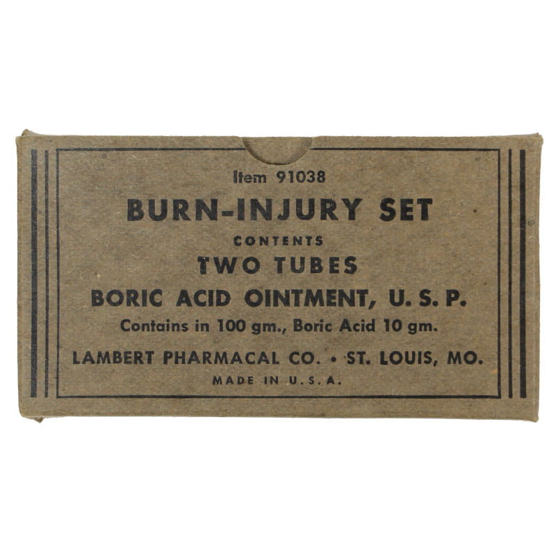Pommade, traitement des brûlures, LAMBERT PHARMACAL CO., item 91038