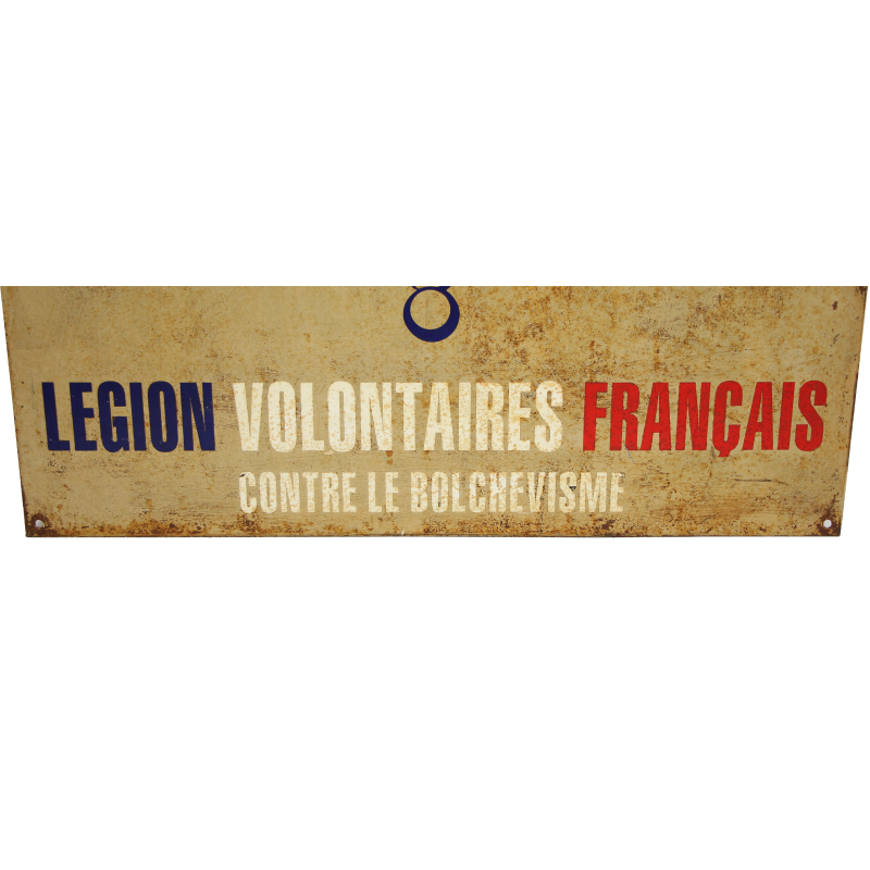 Sign, Metal, LVF, Légion des Volontaires Français contre le Bolchévisme, Montargis