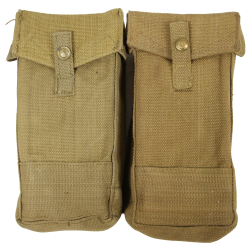 Paire de cartouchières britanniques, Pouches, Mk III, M.W. & S. Ltd. — H.H.C. & Co. Ltd. 1942 /I\