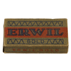 Paquet de lames de rasoir allemandes, ERWIL-GOLD, Waffen-ᛋᛋ, intact