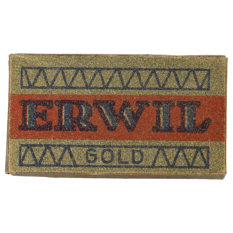 Paquet de lames de rasoir allemandes, ERWIL-GOLD, Waffen-ᛋᛋ, intact