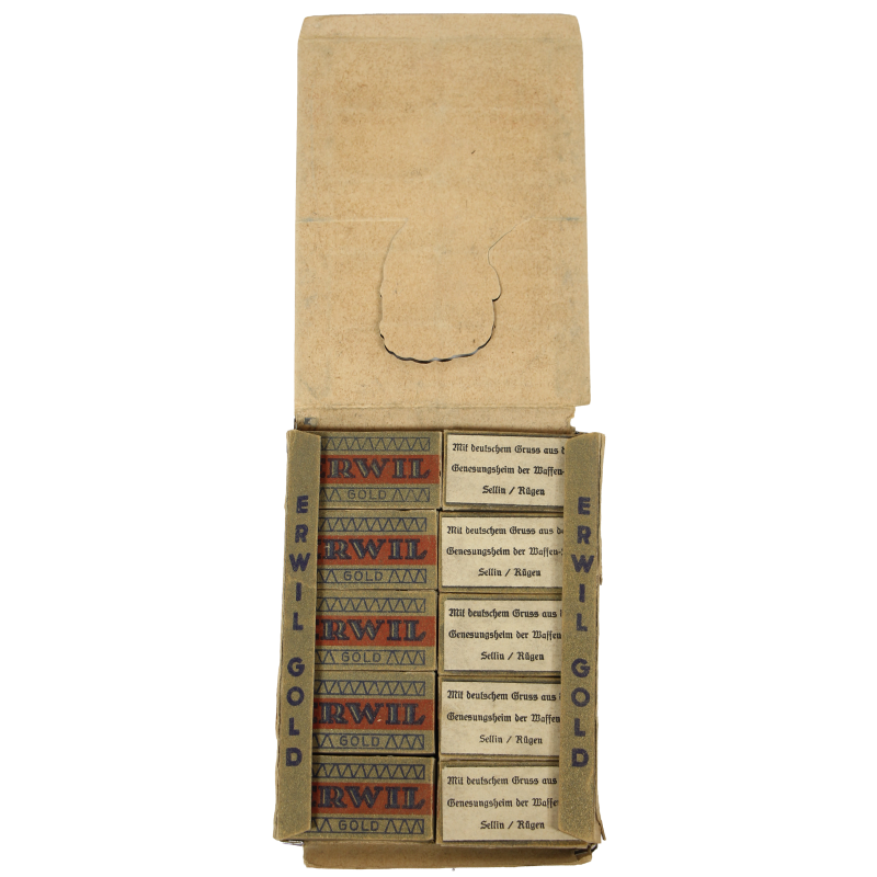 Paquet de lames de rasoir allemandes, ERWIL-GOLD, Waffen-ᛋᛋ, intact
