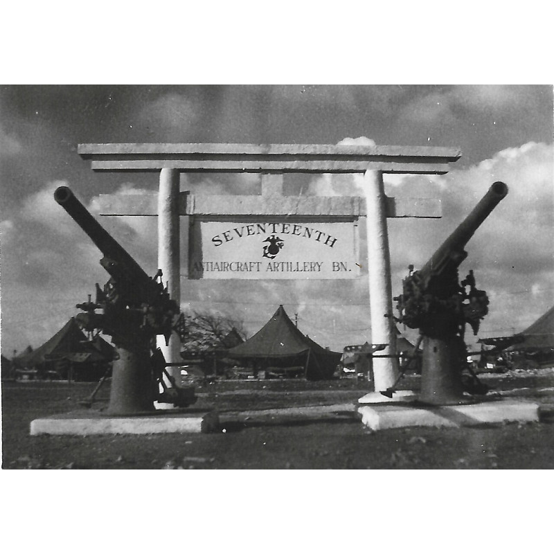 Grouping, Sgt. Rolland Miller, 17th Anti-Aircraft Artillery Bn., 1st Marine Division, Tinian